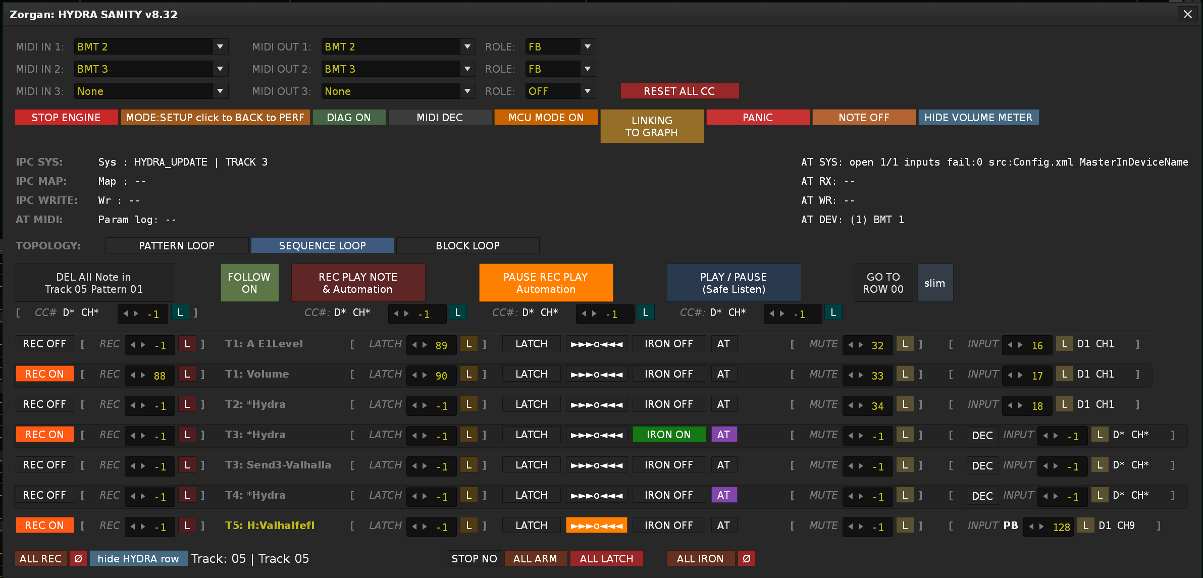 MIDI Learn Setup